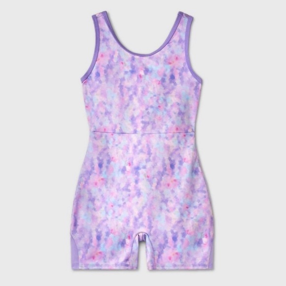 Cat & Jack Purple Tie Die Romper - Picture 1 of 4